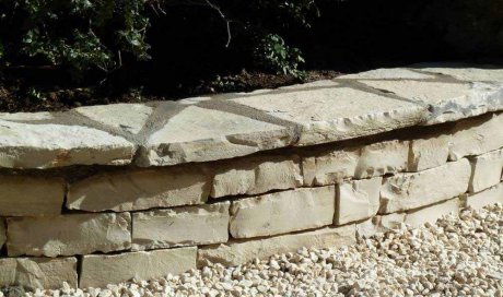 Construction de muret en pierre - Frans - Les Jardins Franvernois